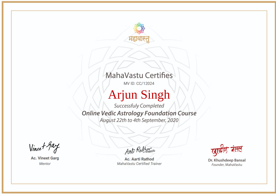 Vedic Astrology Course